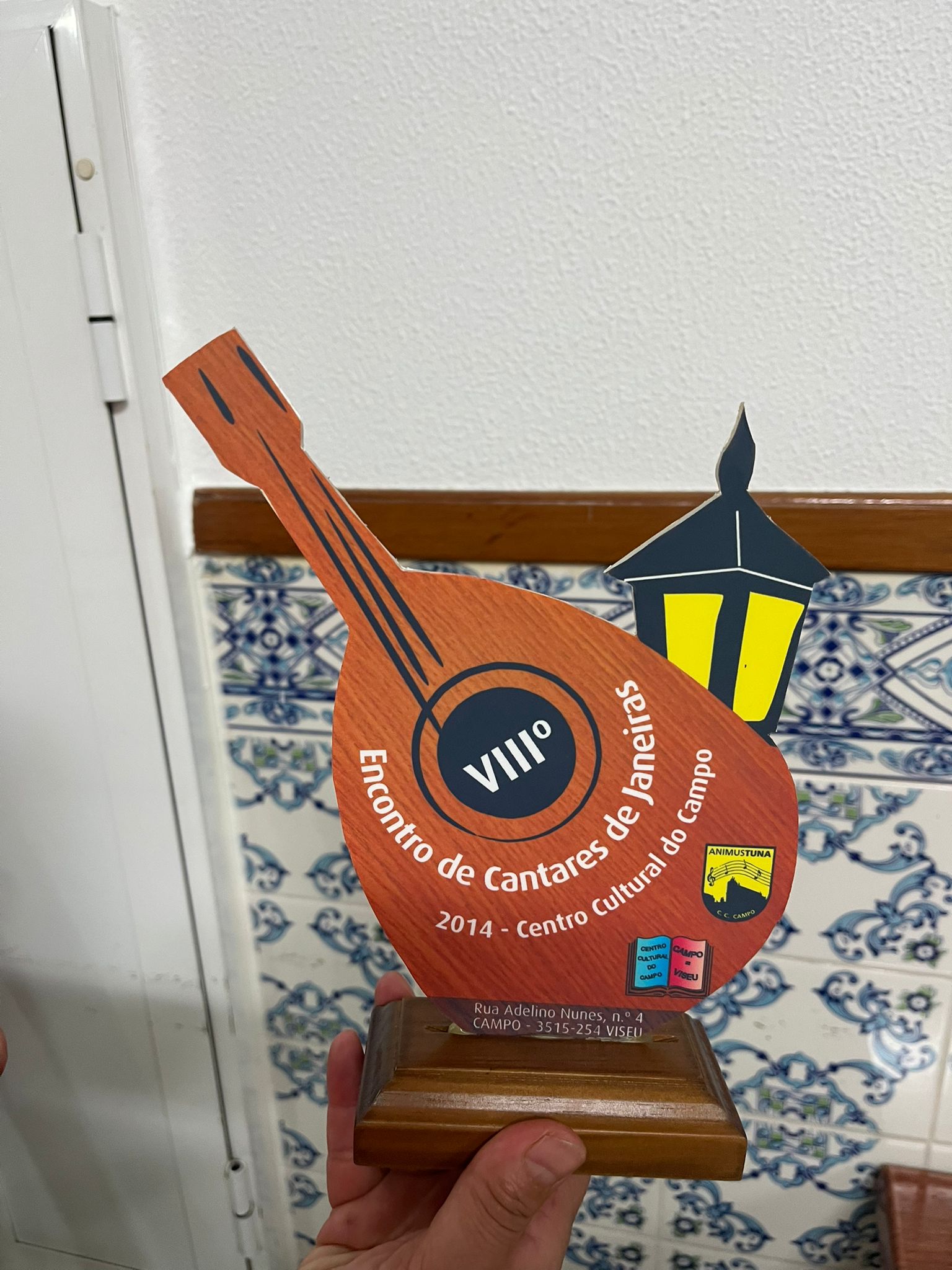 Troféu | VIII encontro de cantares de janeiras do Campo